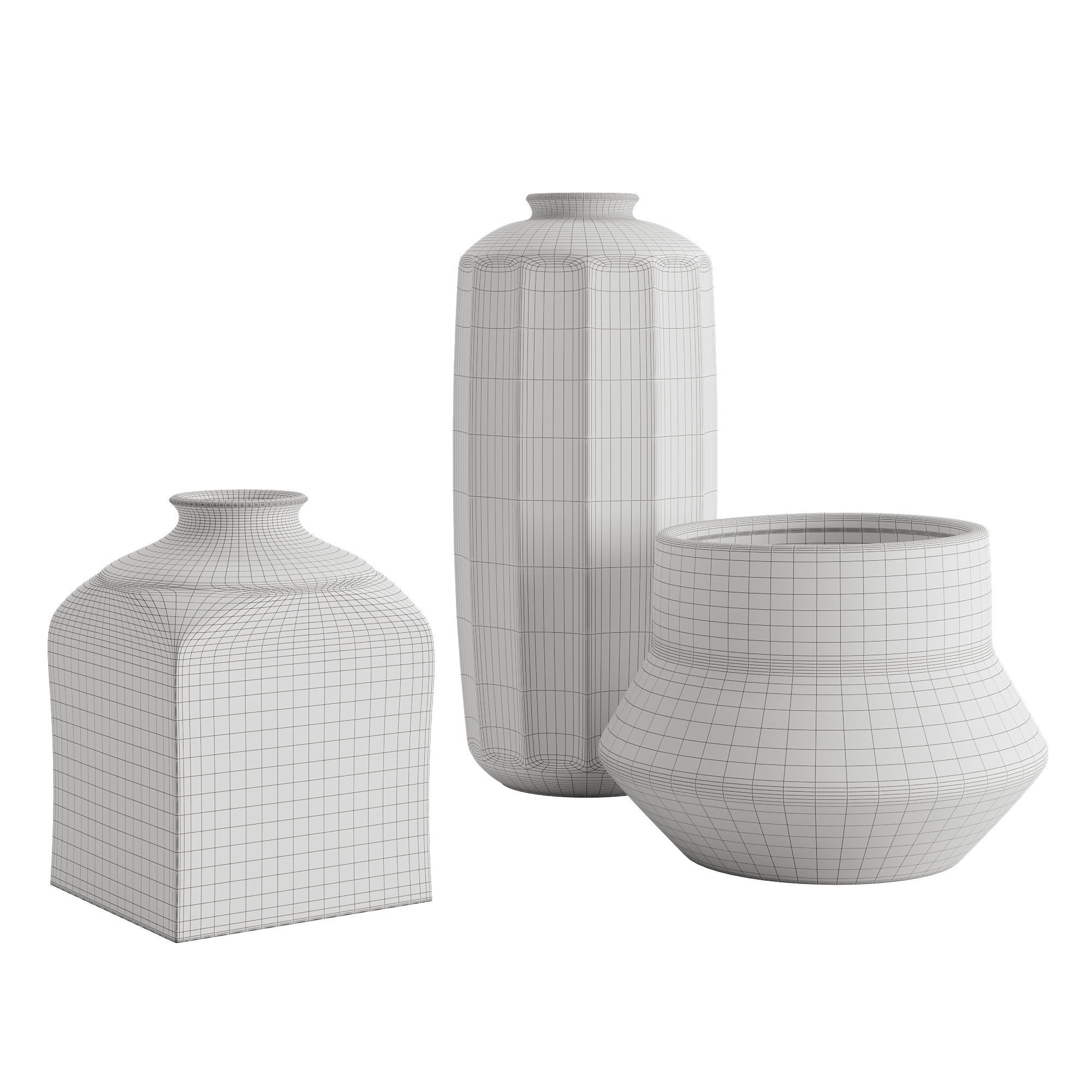 Nikko Off White Ceramic 3D model_3