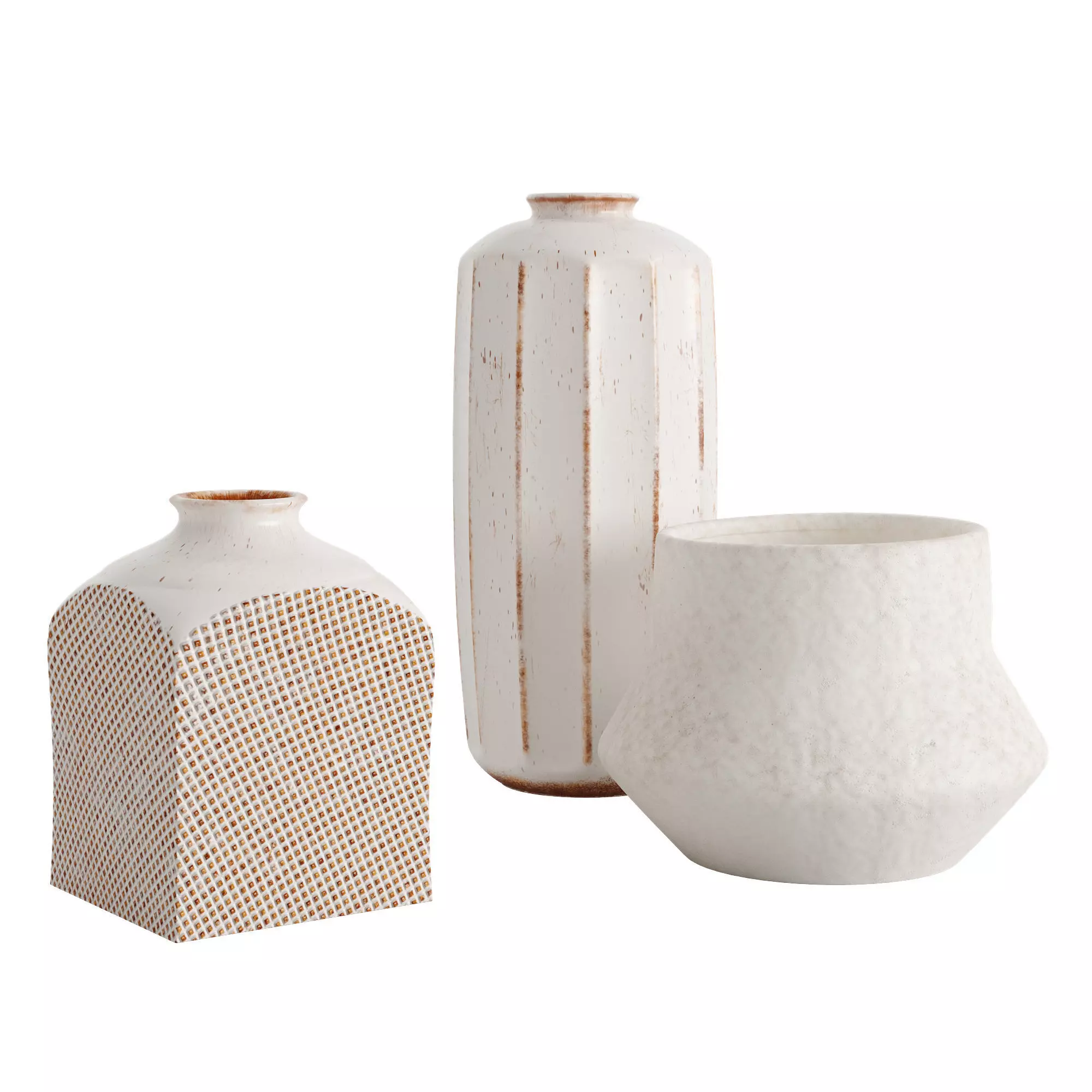 Nikko Off White Ceramic 3D model_0