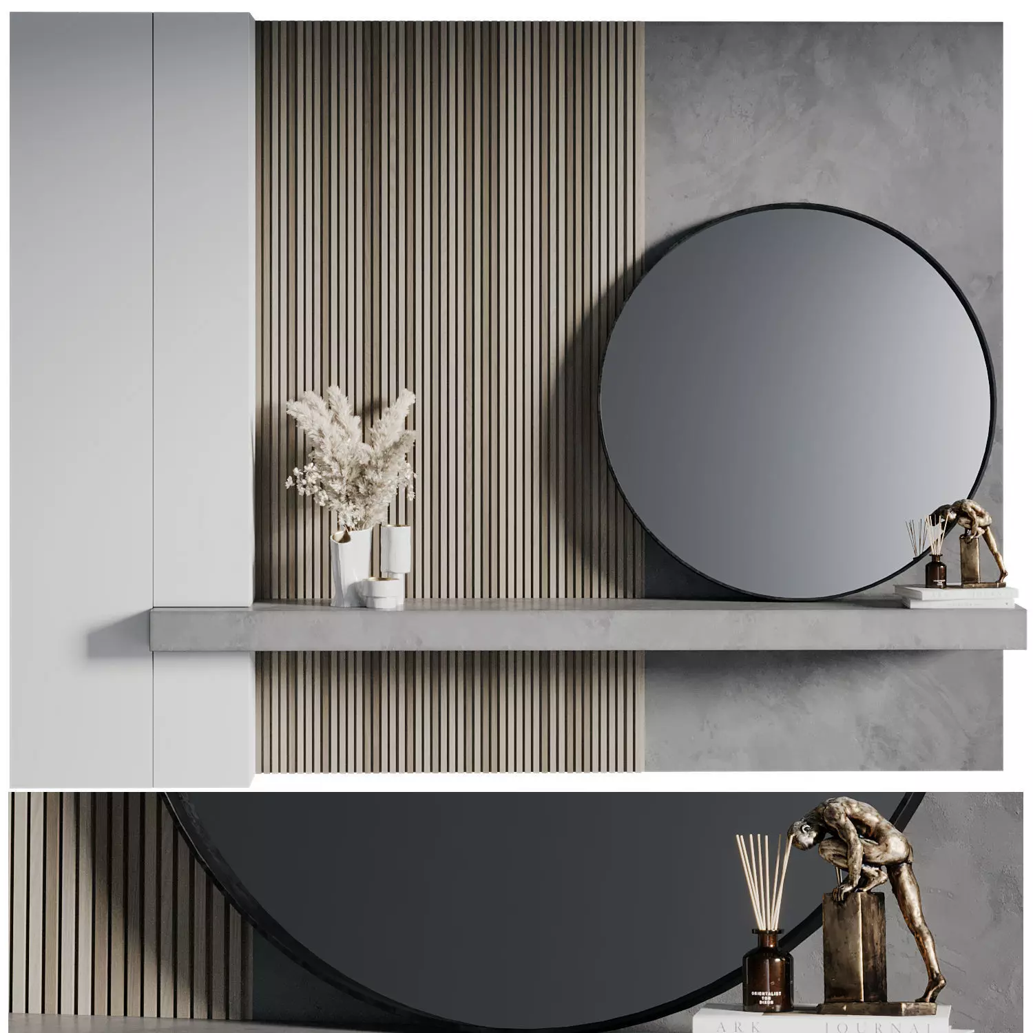 Hallway 02 3D model_0