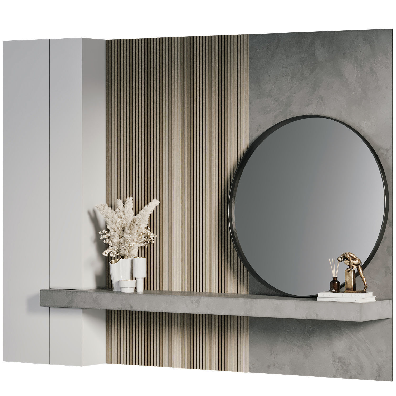 Hallway 02 3D model_1