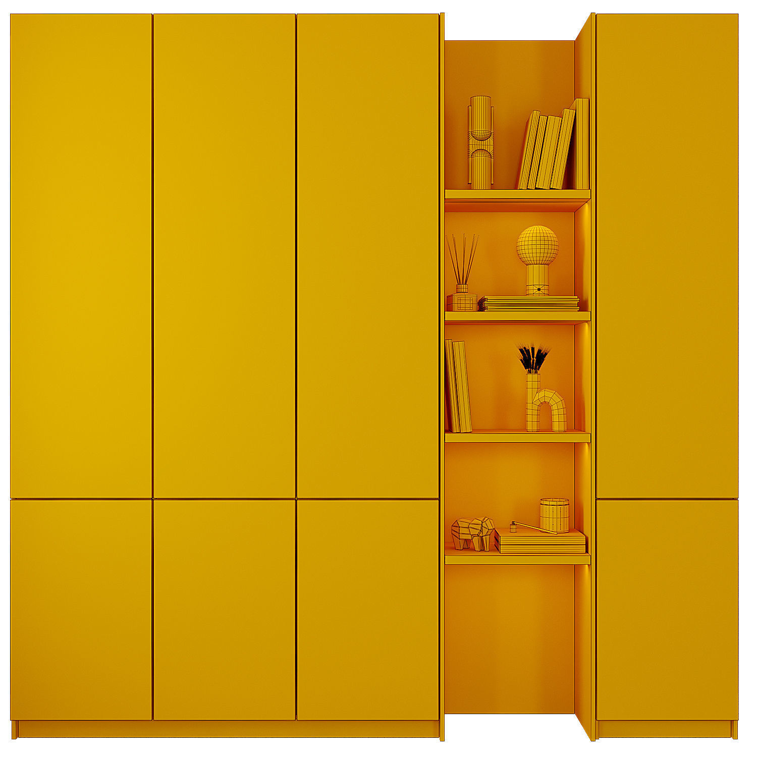 Wardrobe 1 3D model_8