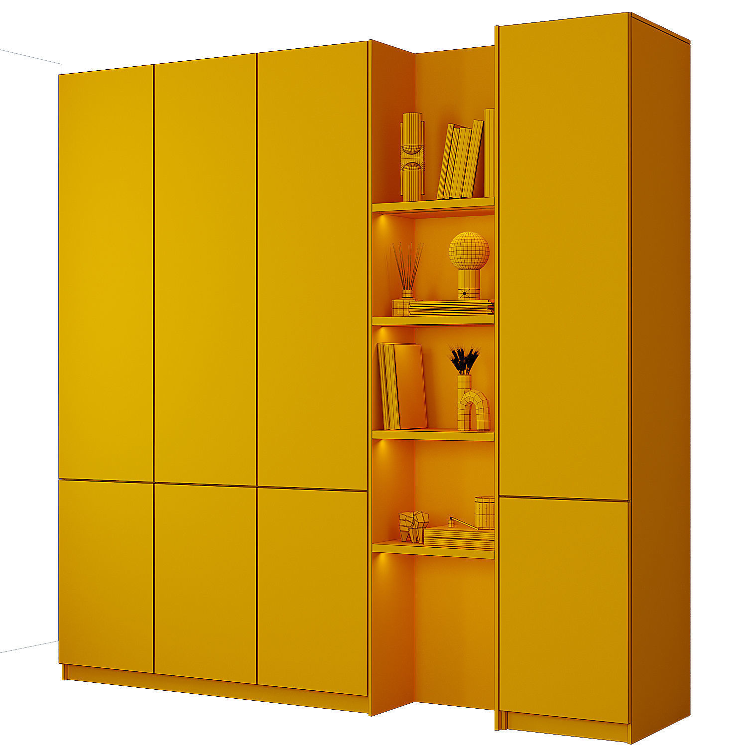 Wardrobe 1 3D model_9