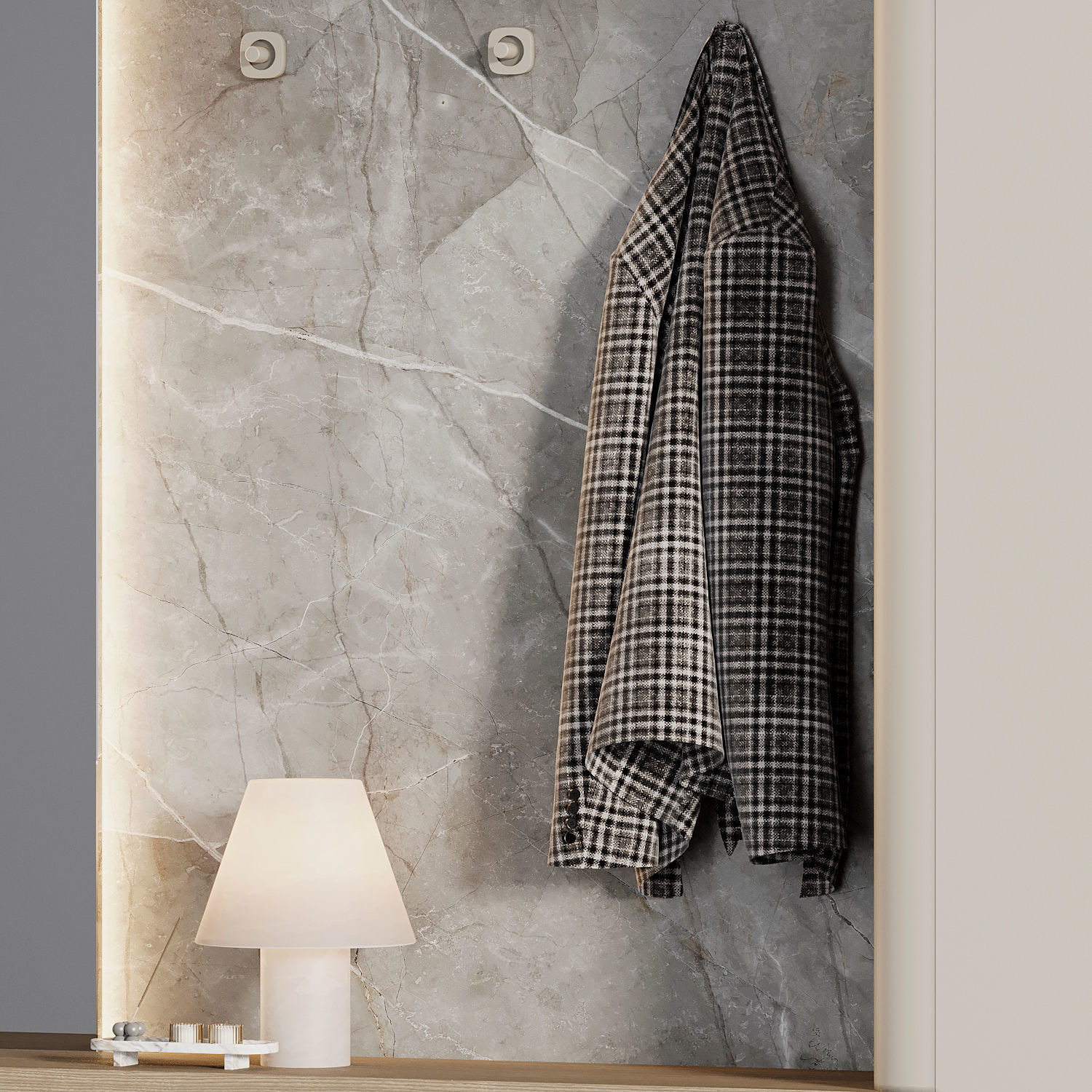 Hallway 04 3D model_2