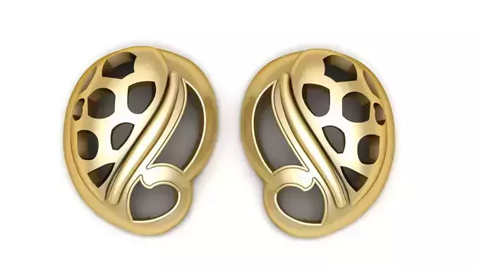 Women Fashion Earrings 3d Printable Model 3D print model