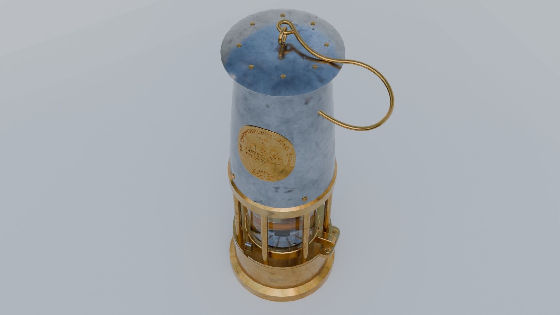 Mining Lantern 3D model_5