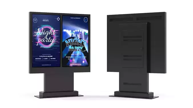 Digital Kiosk 3D model