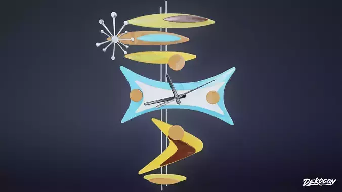 MIDCENTURY - Decorations 02 - LOW POLY Low-poly 3D model MIDCENTURY - Decorations 02 - LOW POLY Low-poly 3D model