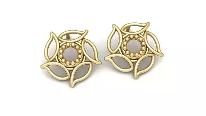 Women Fashion Earrings 3d Printable Model 3D print model