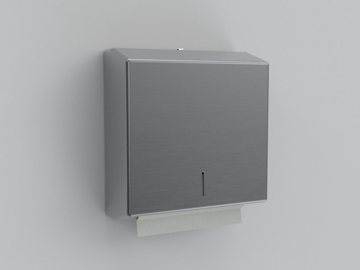 WALL MOUNTED PAPER TOWEL DISPENSER 3D model_1