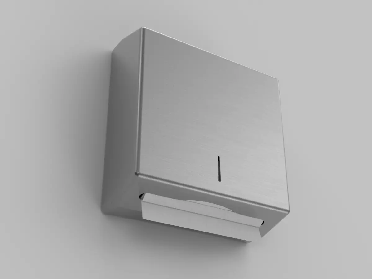 WALL MOUNTED PAPER TOWEL DISPENSER 3D model_0