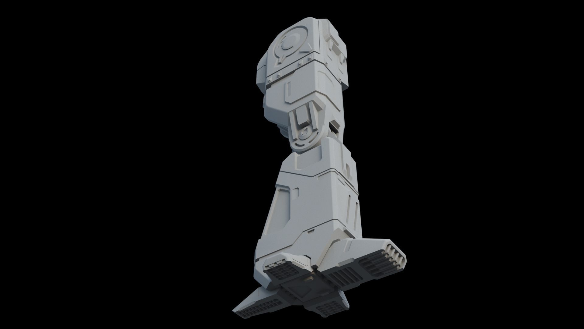Robot leg 3D model_20