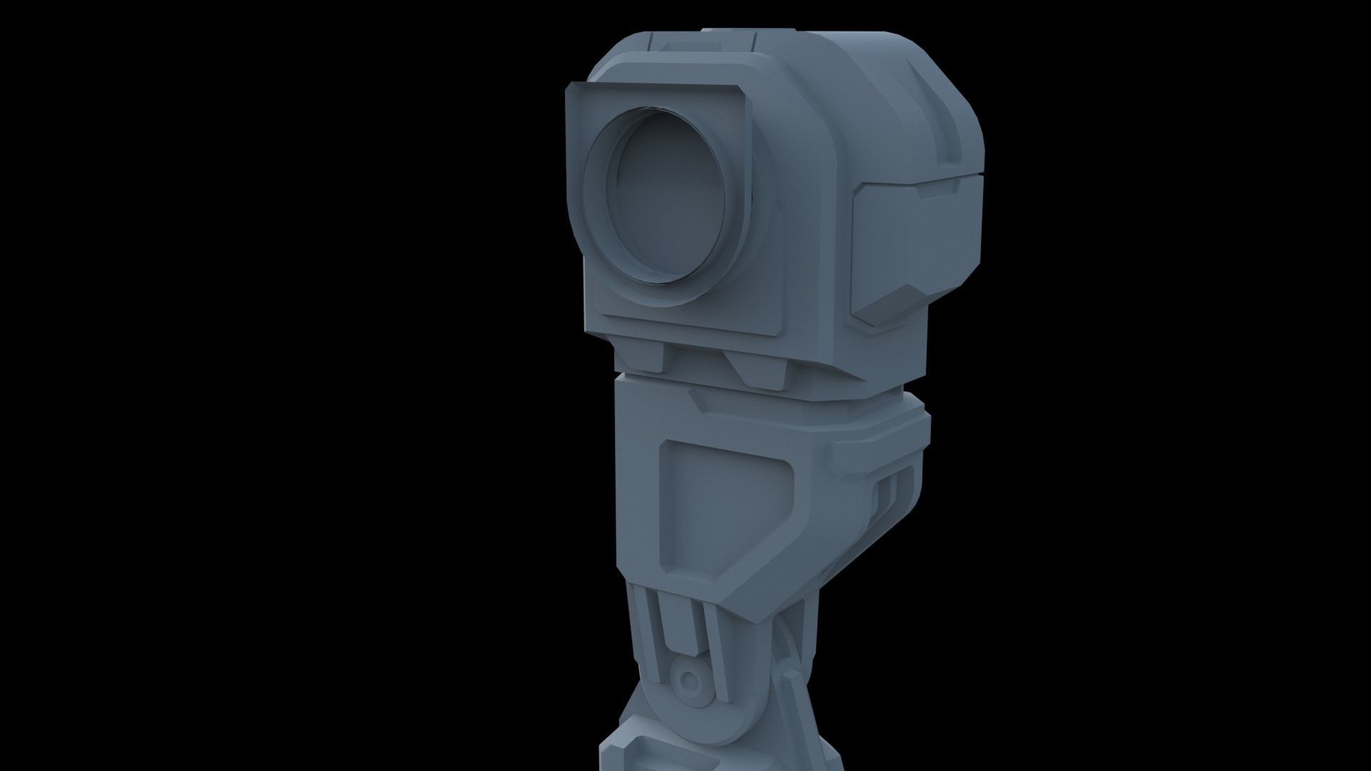 Robot leg 3D model_19