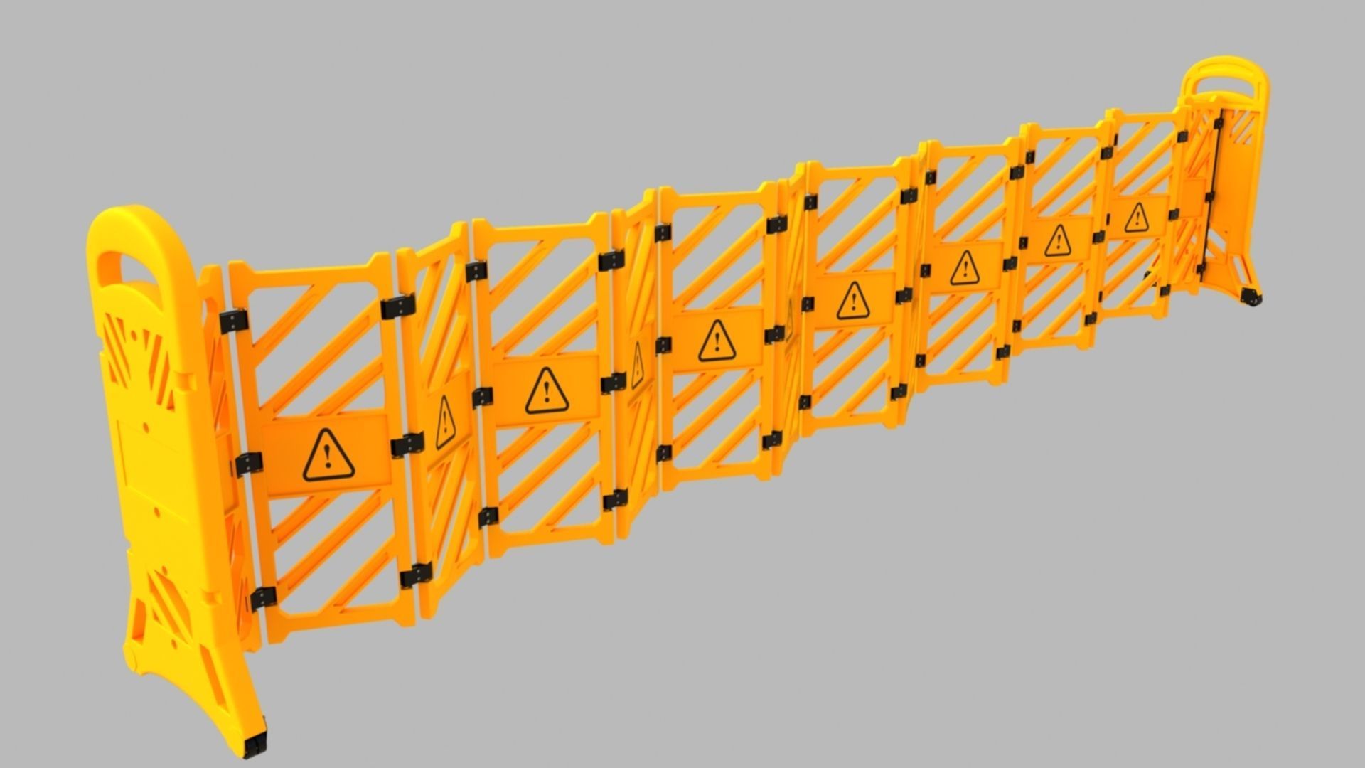 Expendable Barrier 3D model_4