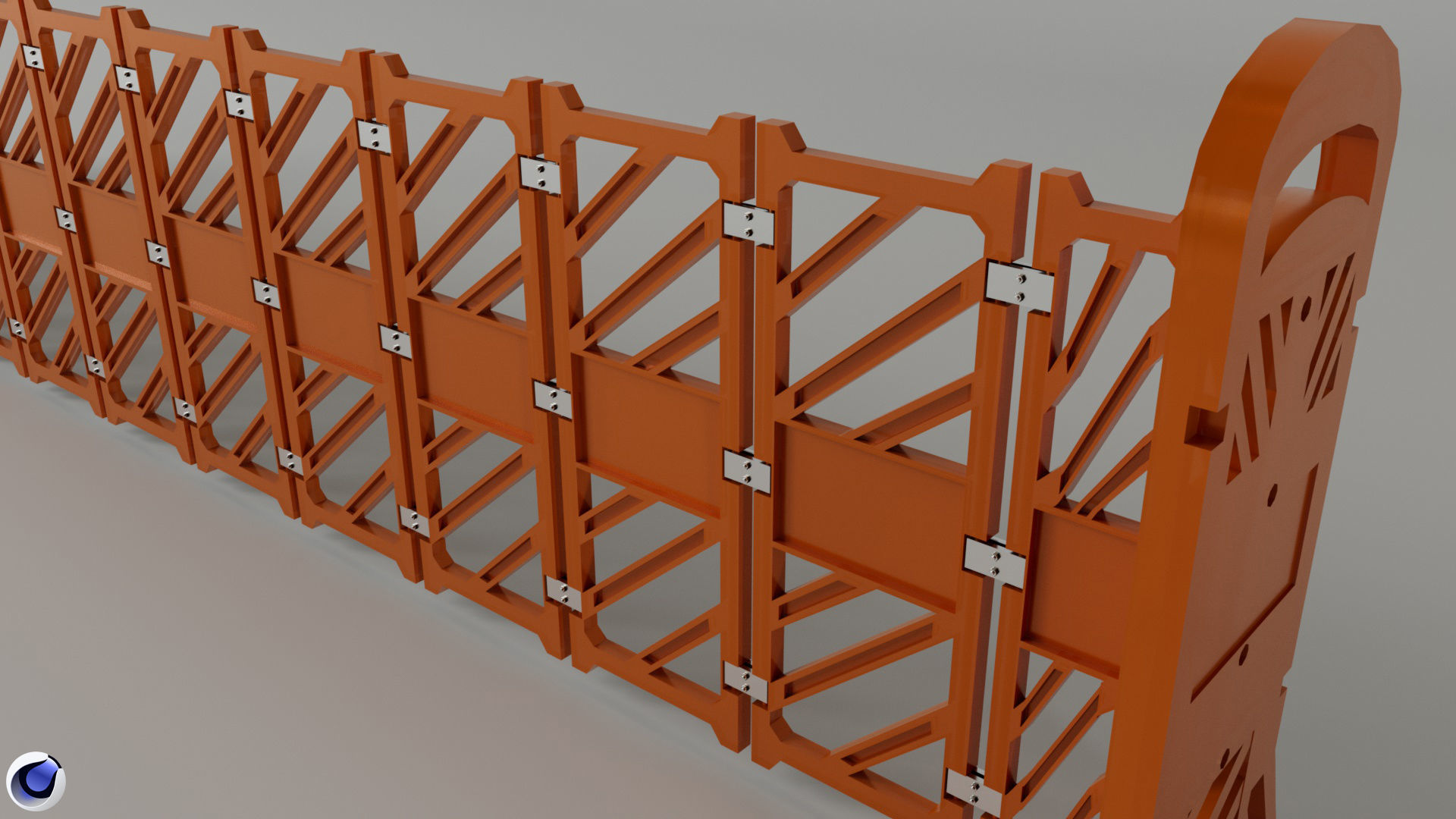 Expendable Barrier 3D model_20