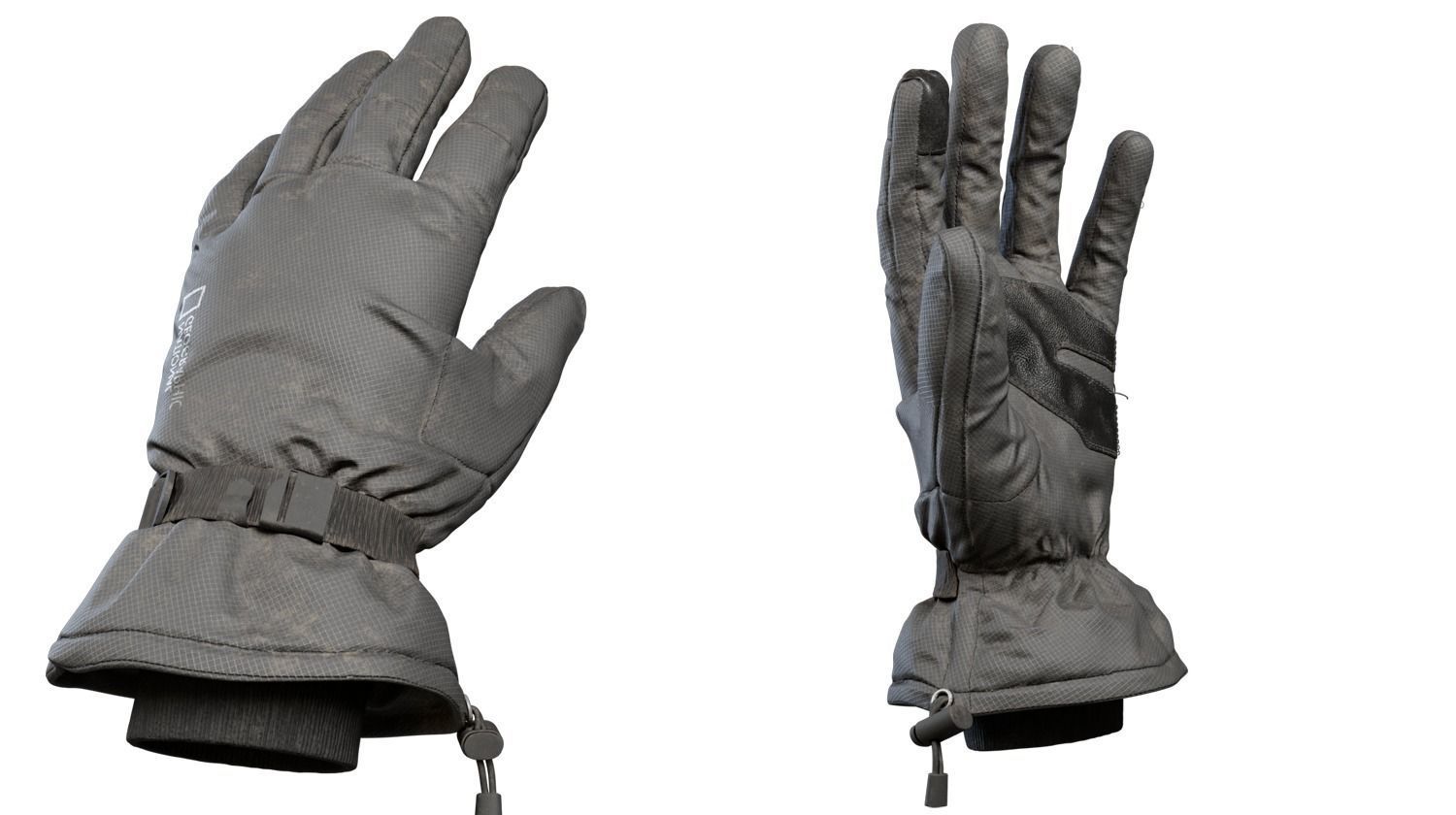 001 - Winter gloves 3D model_2