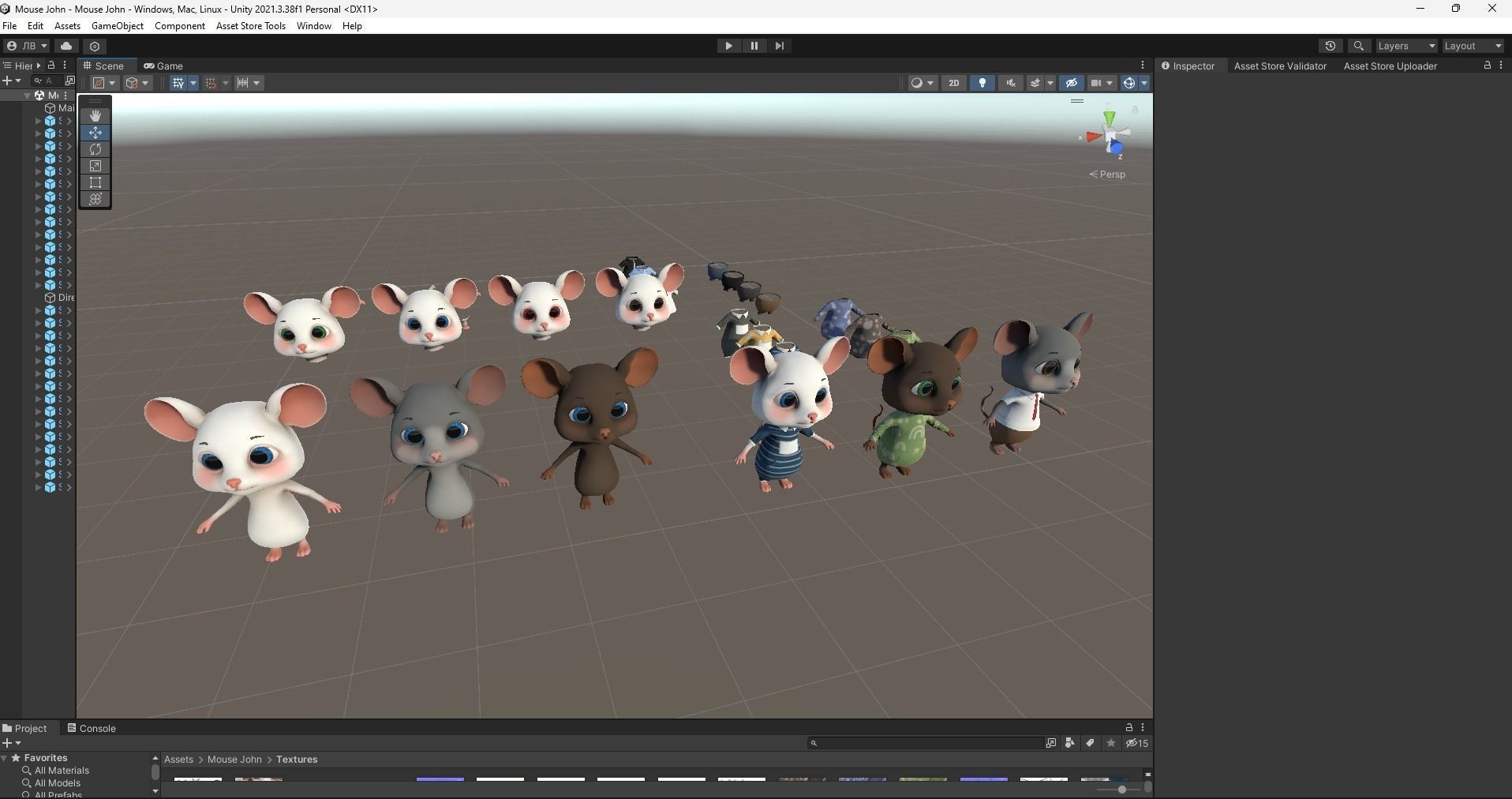 GAME-READY 3D Character - Mouse John Low-poly 3D model_19