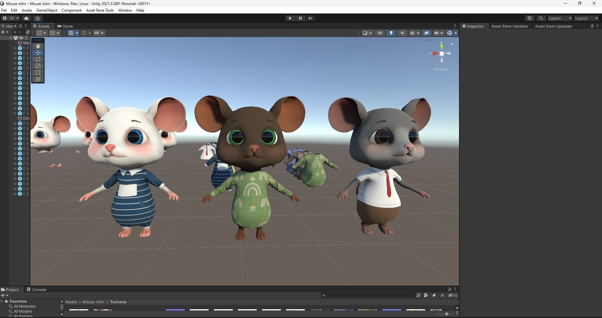 GAME-READY 3D Character - Mouse John Low-poly 3D model_20