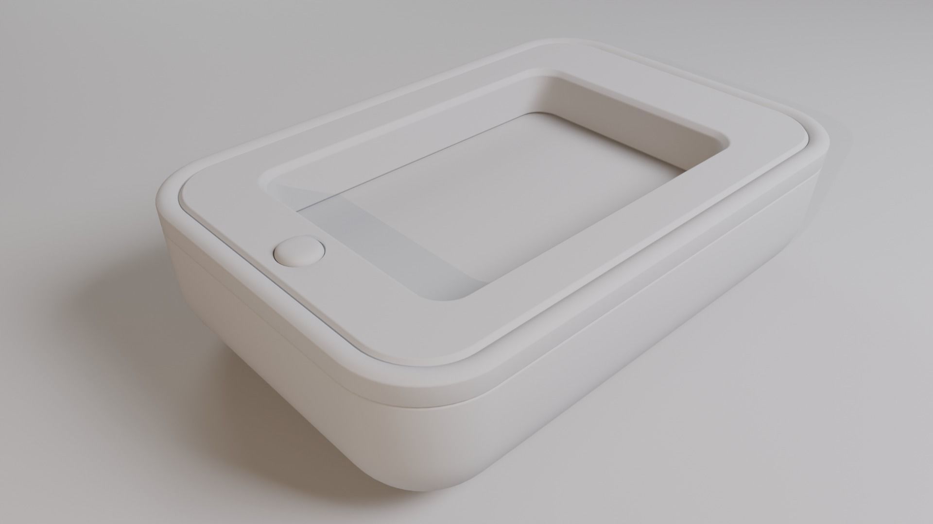 Biometric Access Control Low-poly 3D model_4