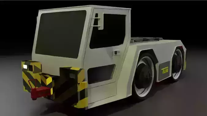 Aircraft Tug Tractor 3D model