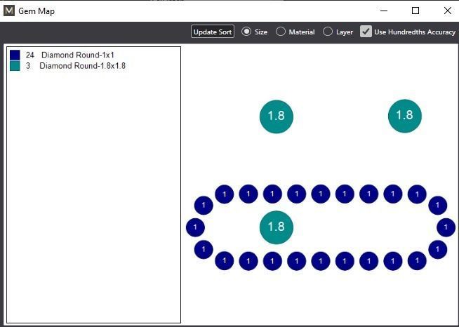 Bracelet Messika - Move Uno Pave 3D print model_6