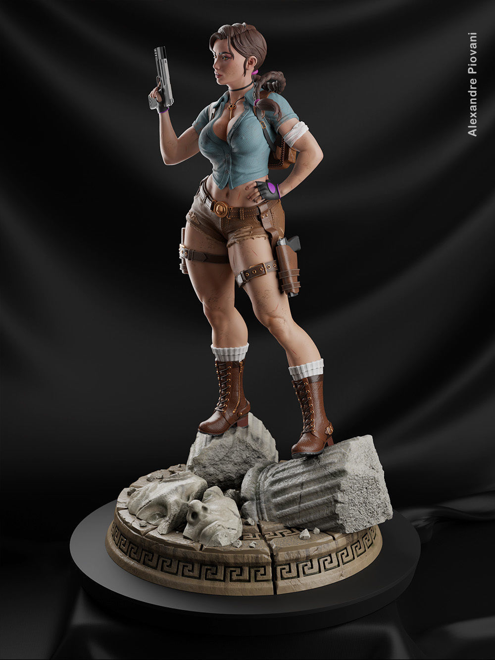 Lara Treasure Hunter 3D print model_5