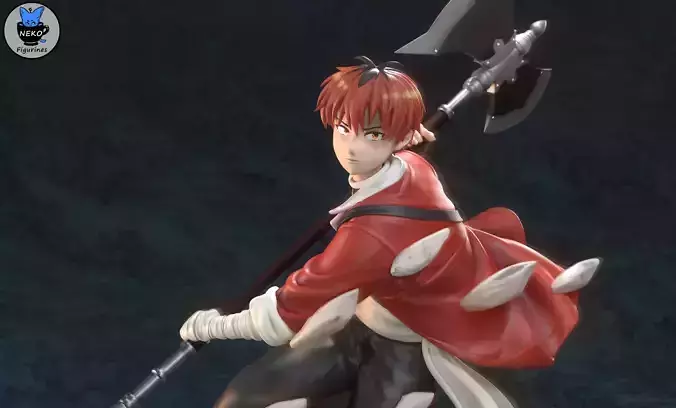 Stark - Sousou no Frieren Anime Figurine for 3D Printing 