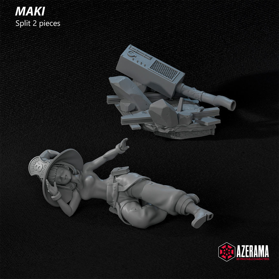 Maki STL Ready for 3D Printing 3D print model_5