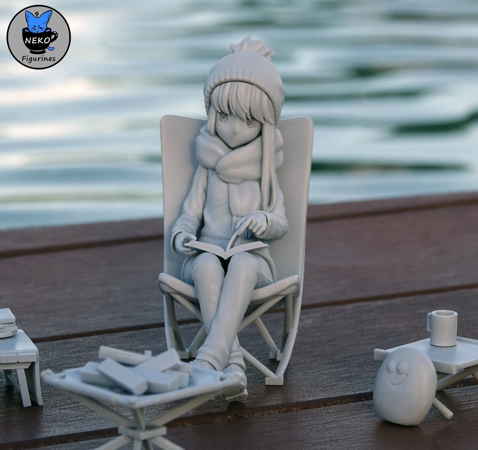 Rin and Nadeshiko - Laid Back Camp Anime Figure for 3D Printing 3D print model_17