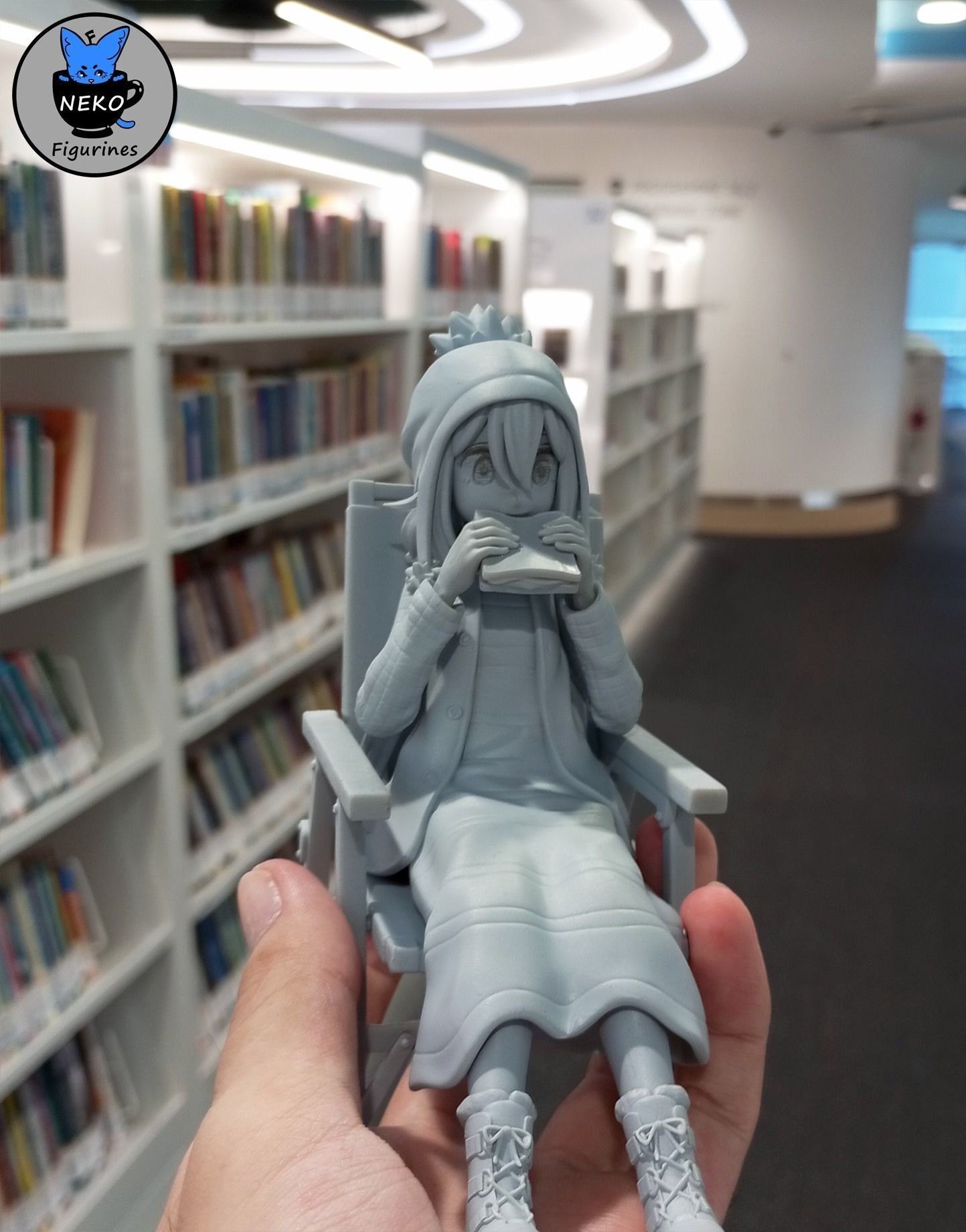 Rin and Nadeshiko - Laid Back Camp Anime Figure for 3D Printing 3D print model_19