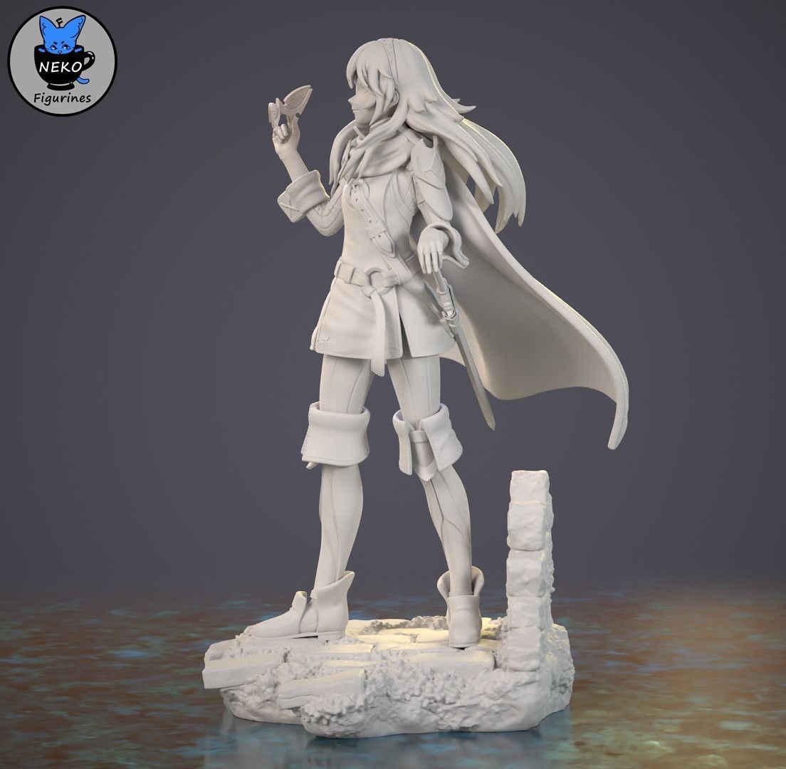 Lucina -Fire Emblem Awakening Figure For 3D Printing 3D print model_18