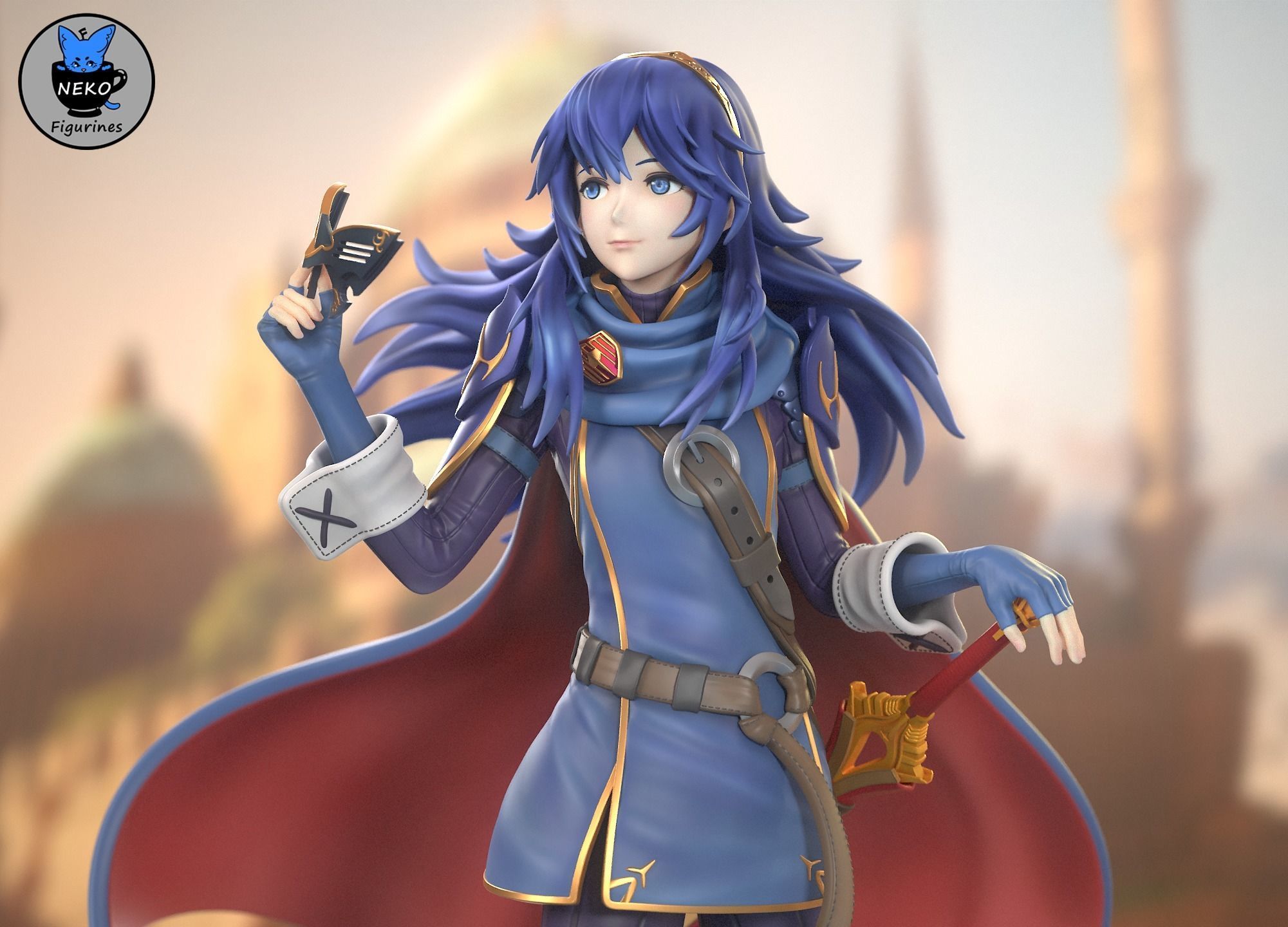 Lucina -Fire Emblem Awakening Figure For 3D Printing 3D print model_9