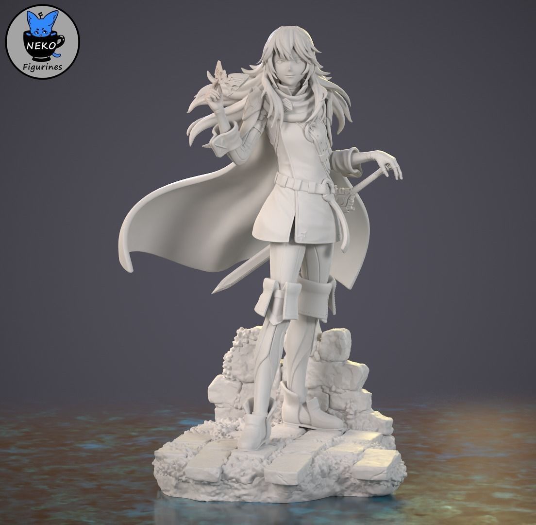 Lucina -Fire Emblem Awakening Figure For 3D Printing 3D print model_19
