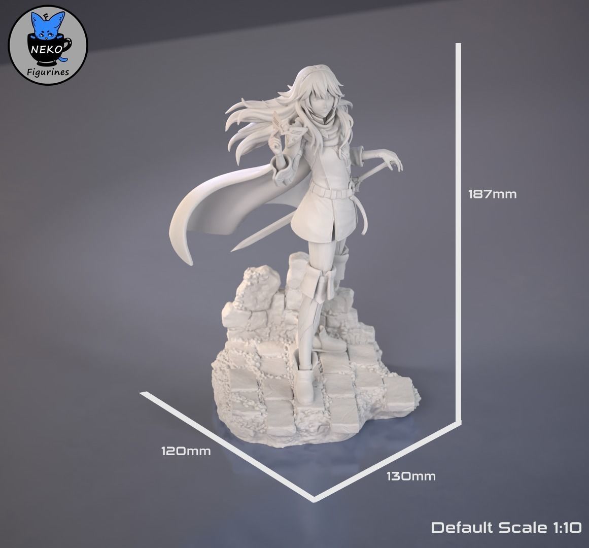 Lucina -Fire Emblem Awakening Figure For 3D Printing 3D print model_4