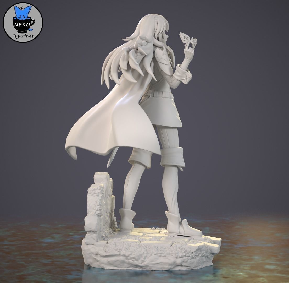 Lucina -Fire Emblem Awakening Figure For 3D Printing 3D print model_16