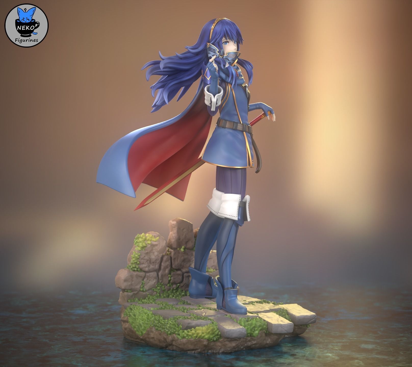 Lucina -Fire Emblem Awakening Figure For 3D Printing 3D print model_8