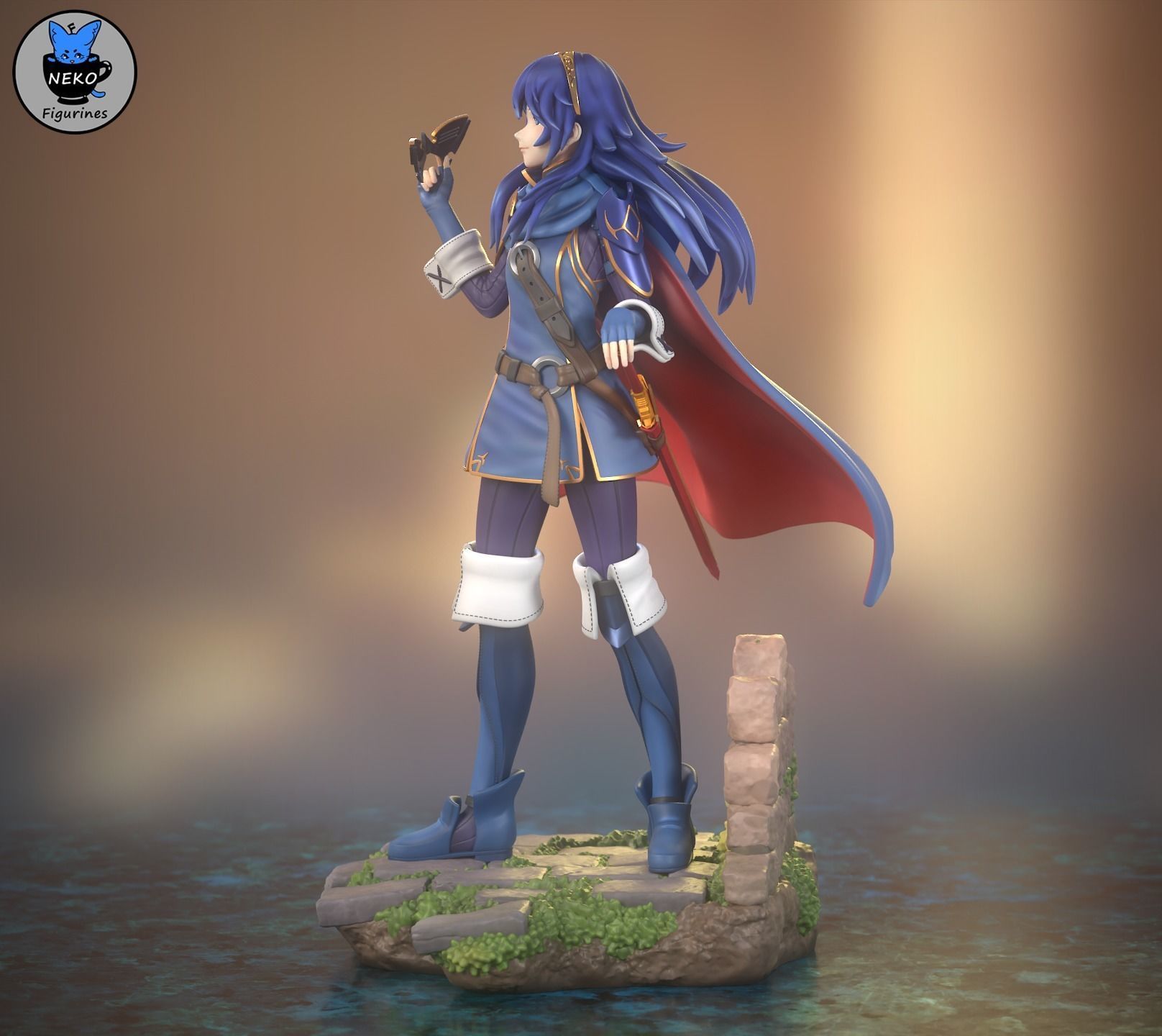 Lucina -Fire Emblem Awakening Figure For 3D Printing 3D print model_15