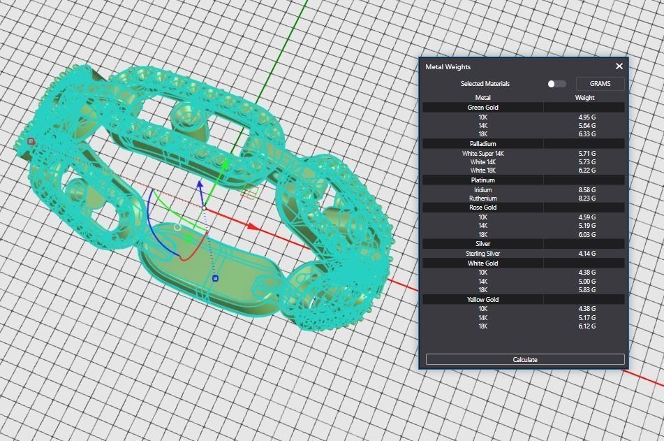 Ring Messika - Move Link Multi Pavee 3D print model_5