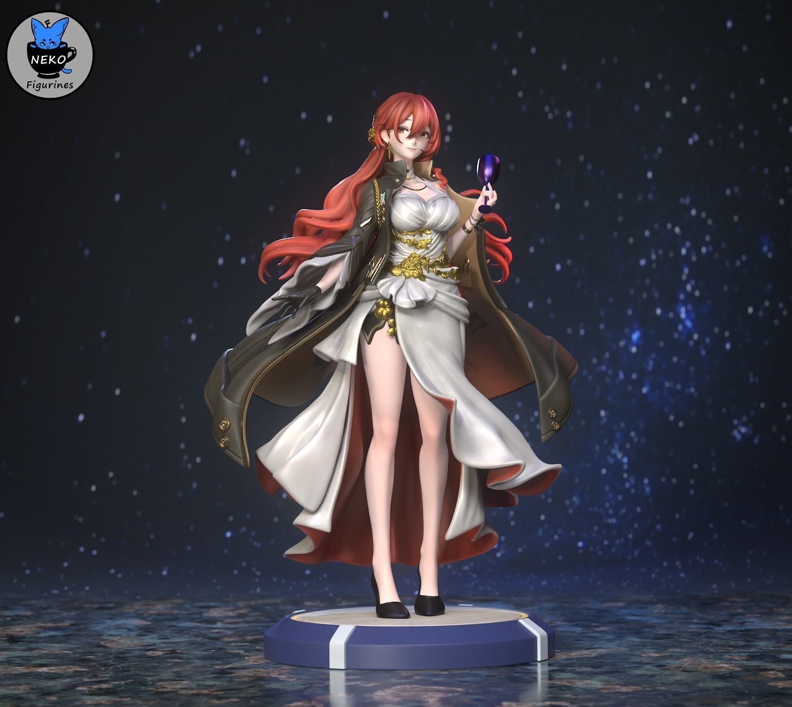 Himeko - Honkai Star Rail Game Figure For 3D Printing 3D print model_2