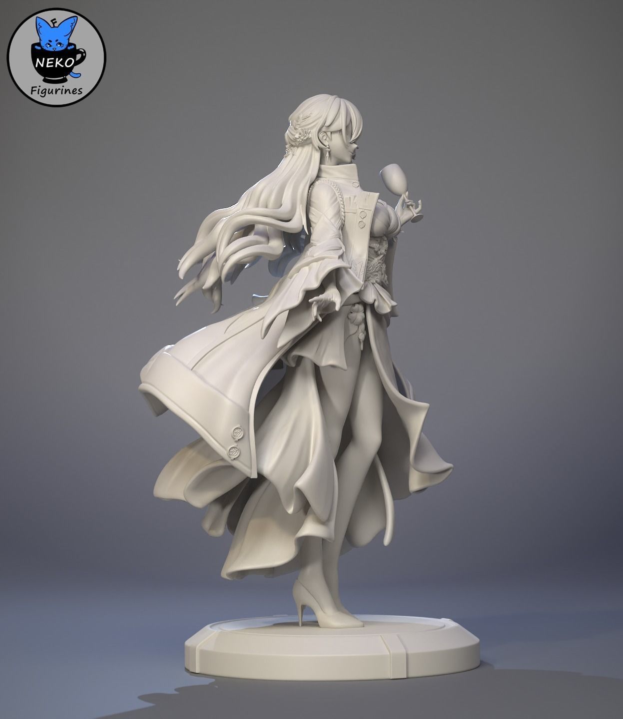 Himeko - Honkai Star Rail Game Figure For 3D Printing 3D print model_17