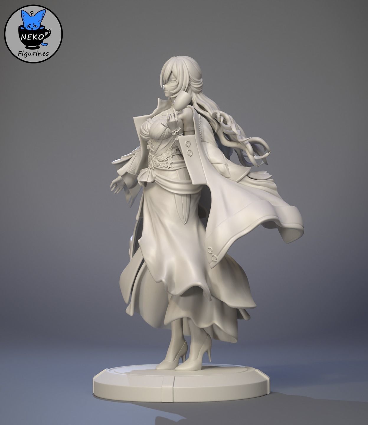 Himeko - Honkai Star Rail Game Figure For 3D Printing 3D print model_16