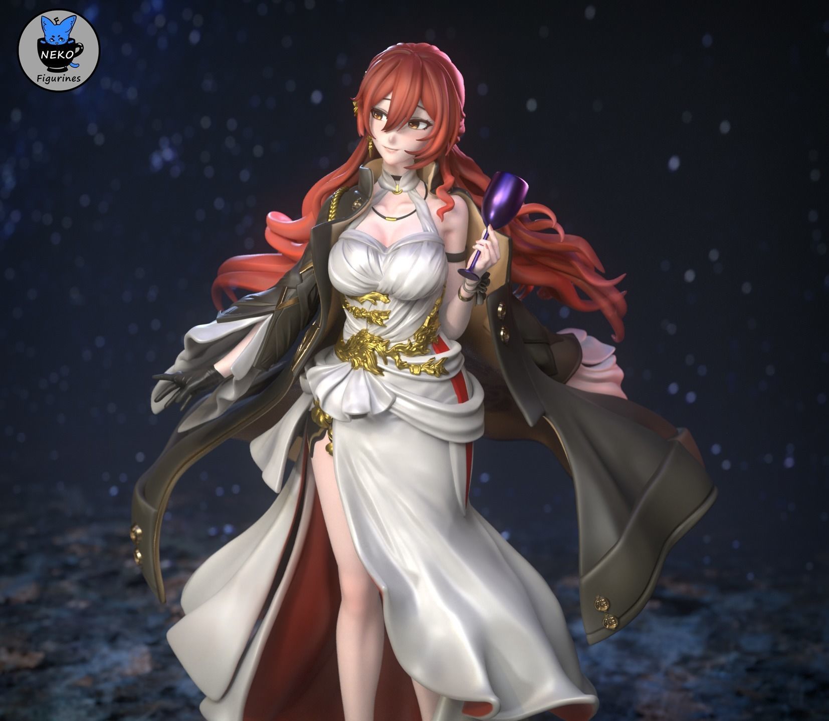 Himeko - Honkai Star Rail Game Figure For 3D Printing 3D print model_5