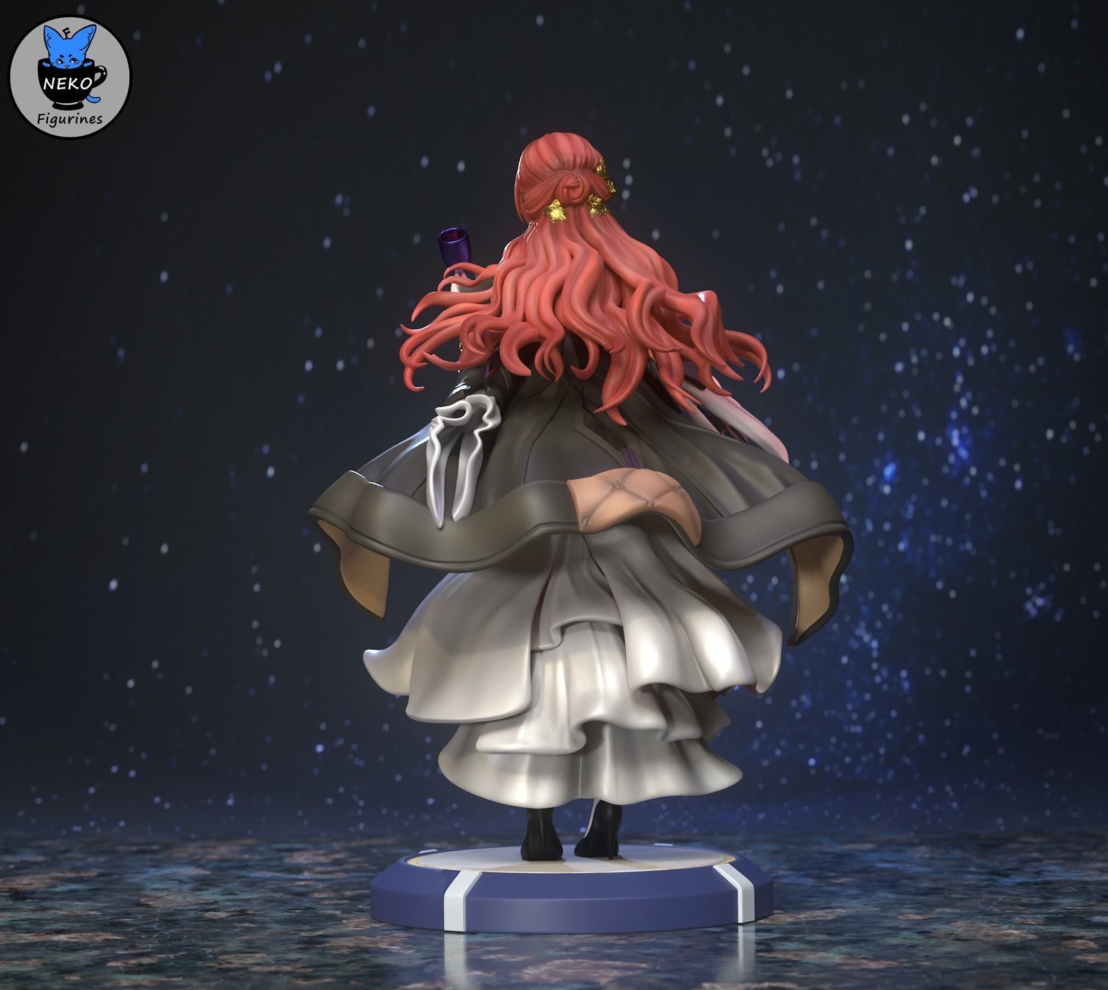 Himeko - Honkai Star Rail Game Figure For 3D Printing 3D print model_12