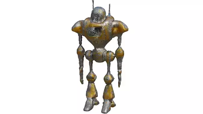Droid Low-poly 3D model