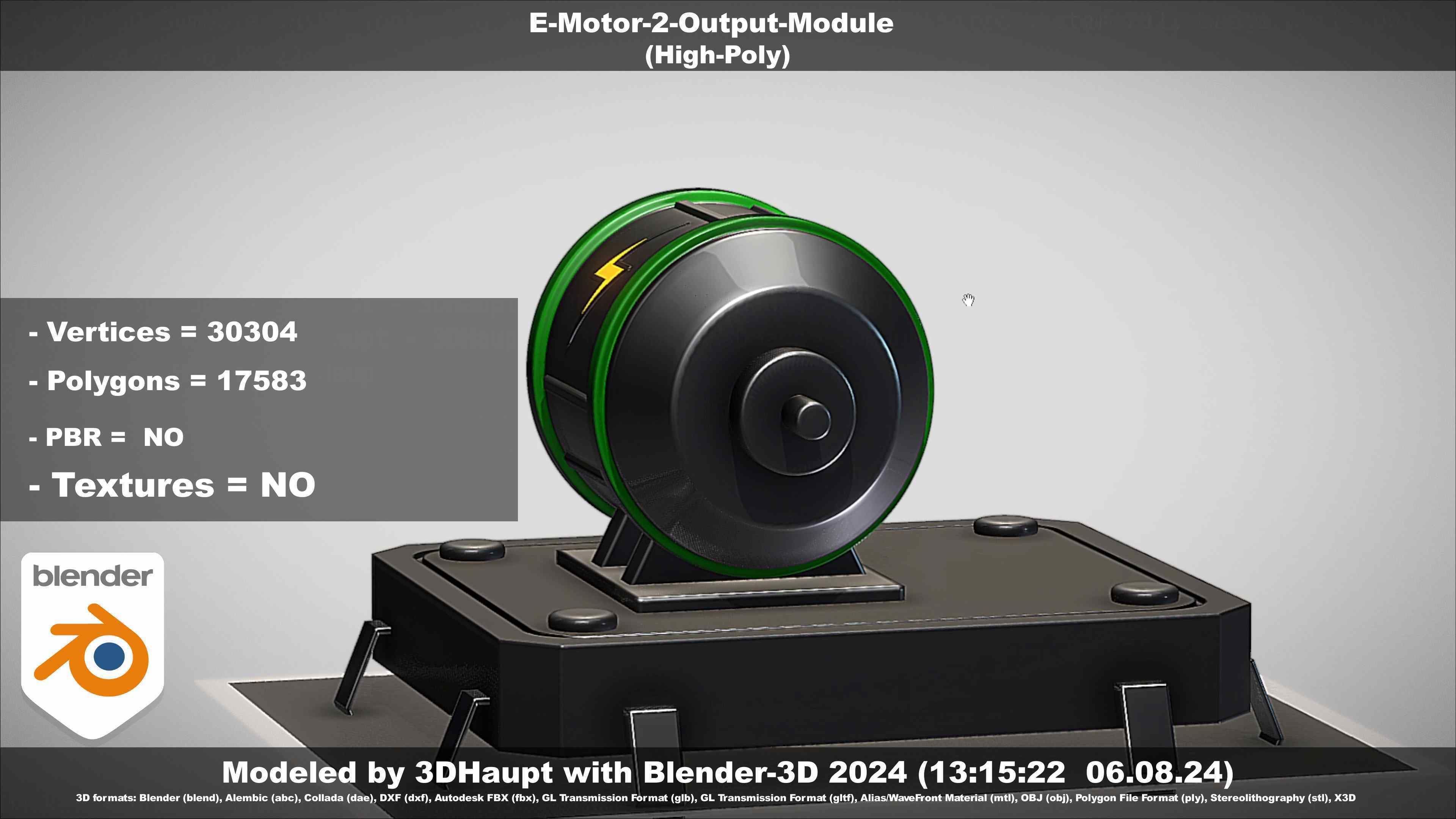 E-Motor-2-Output-Module  3D model_138
