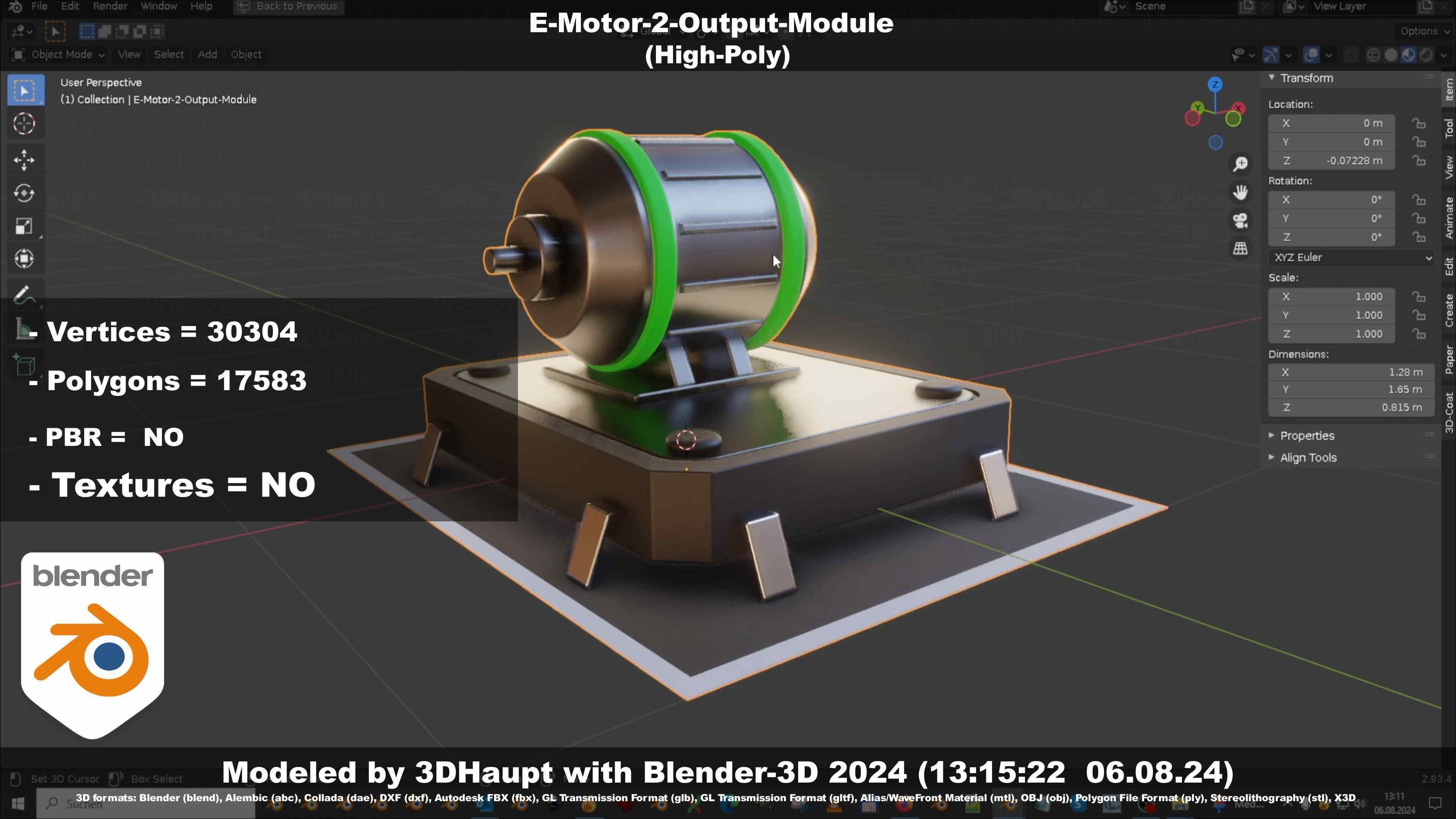 E-Motor-2-Output-Module  3D model_61