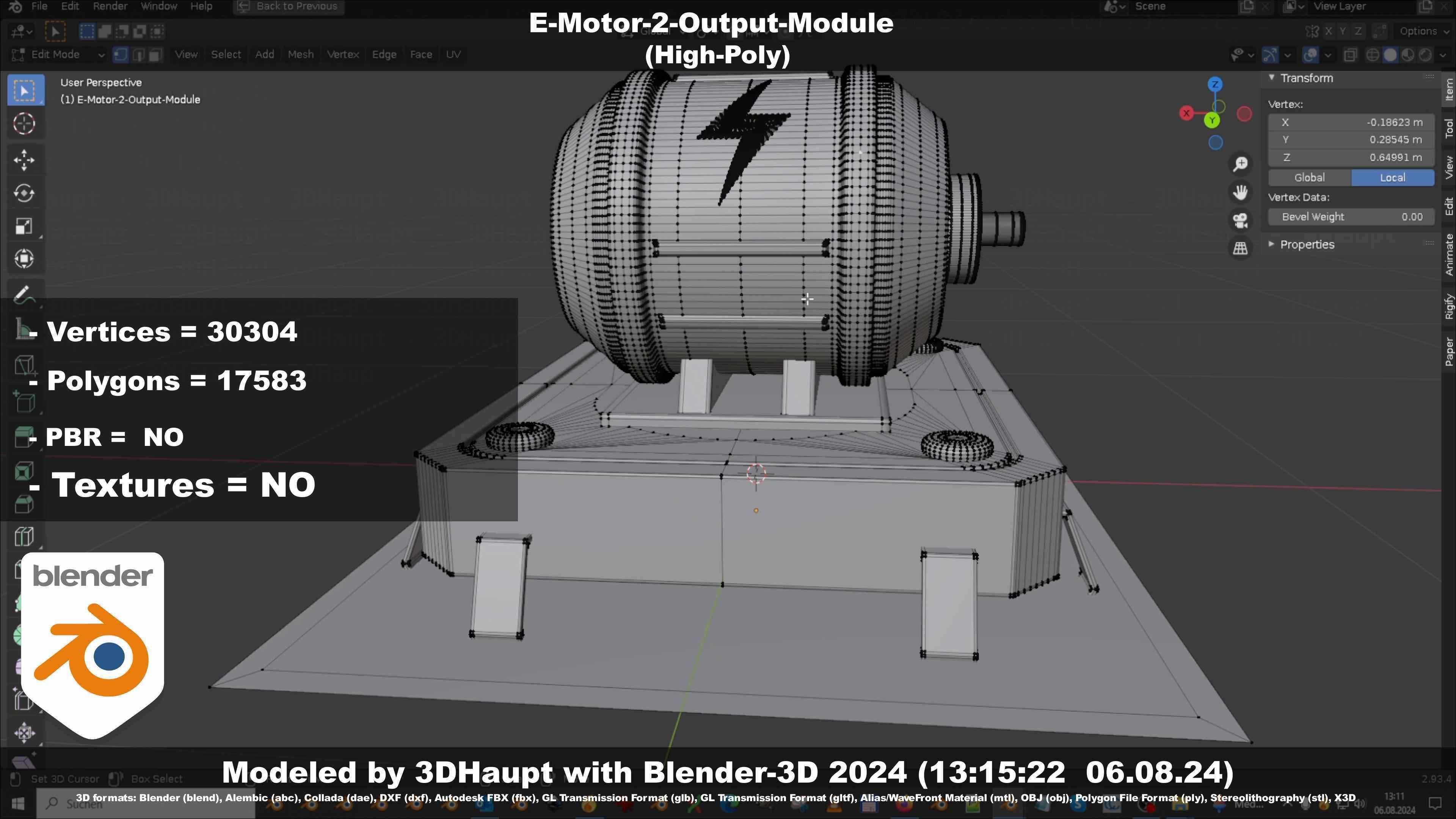 E-Motor-2-Output-Module  3D model_52