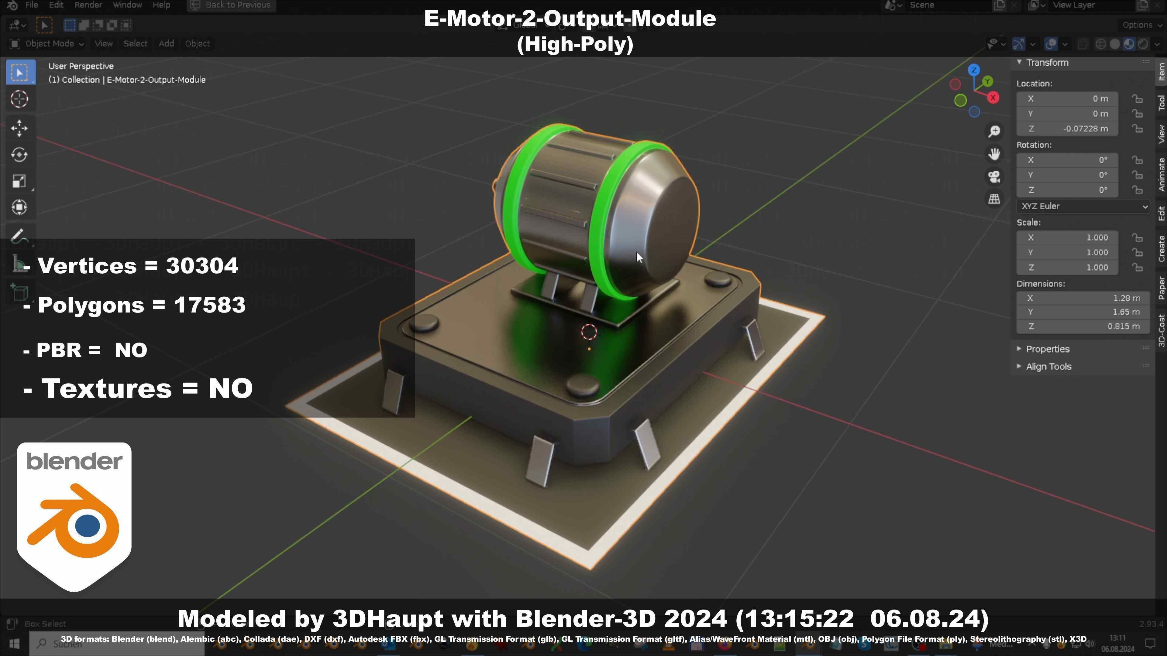 E-Motor-2-Output-Module  3D model_67