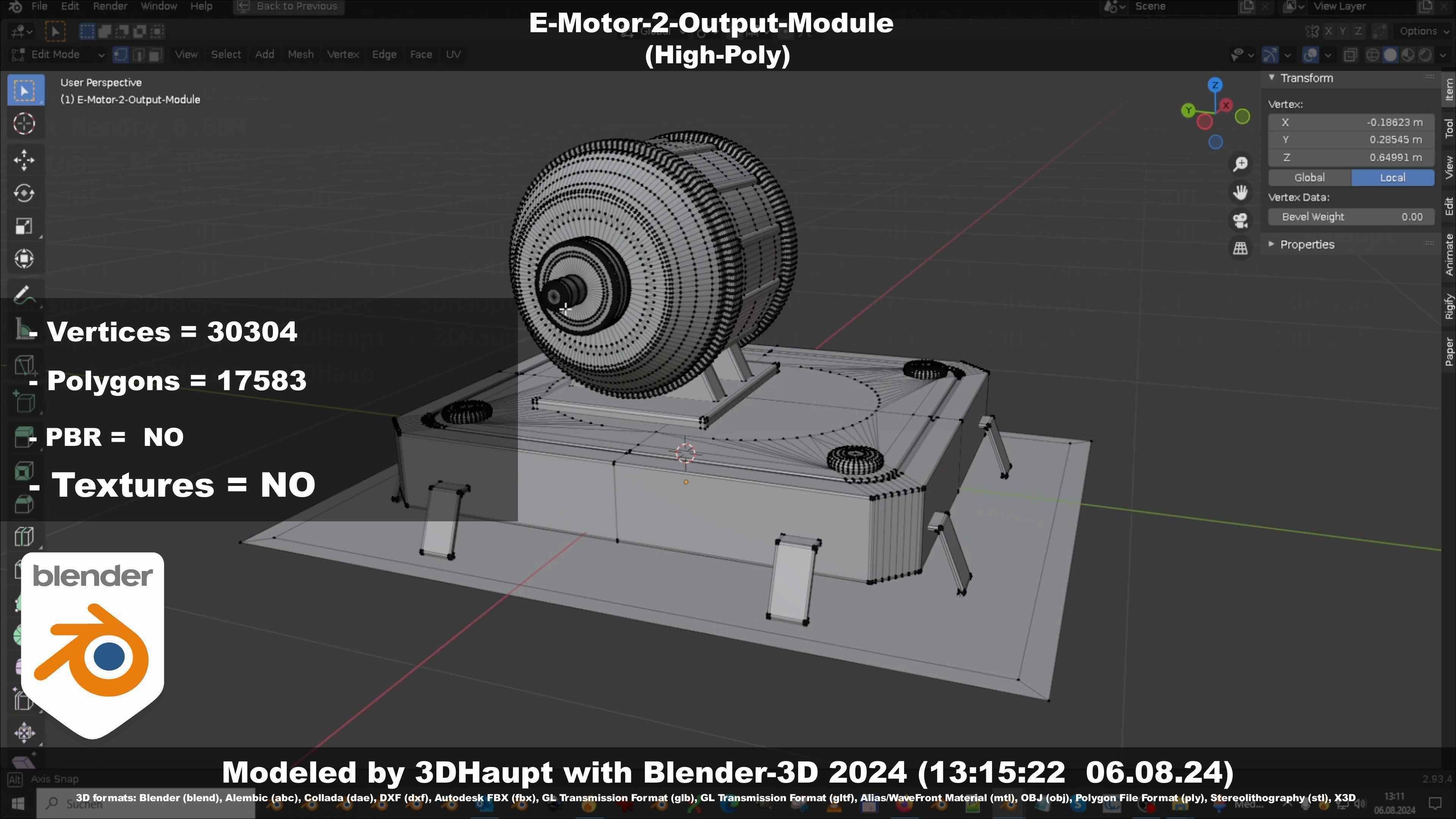 E-Motor-2-Output-Module  3D model_70
