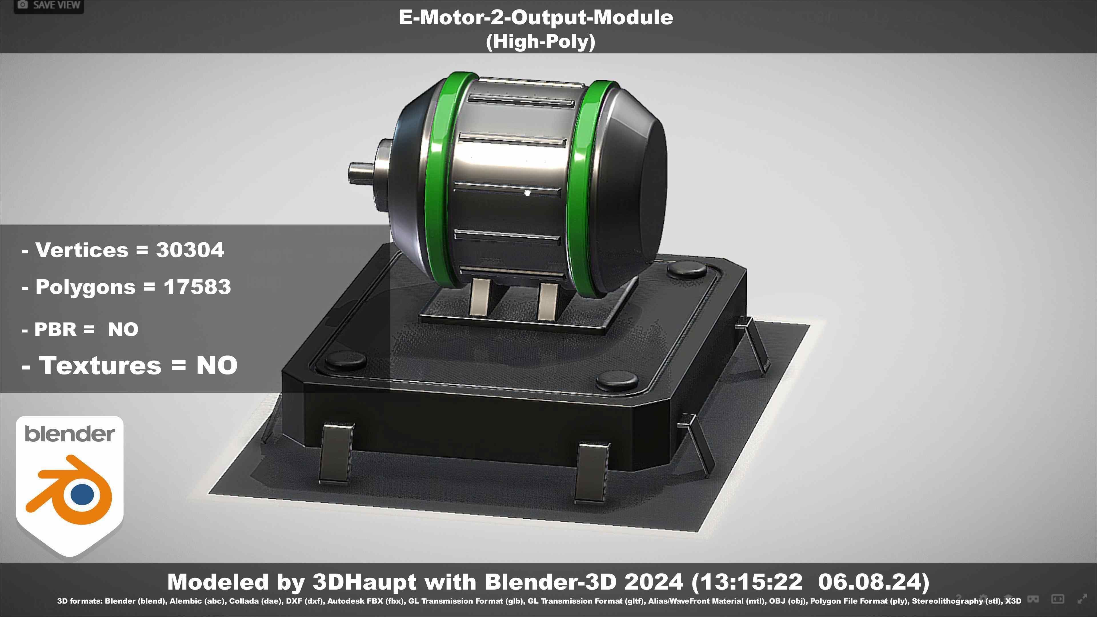 E-Motor-2-Output-Module  3D model_90