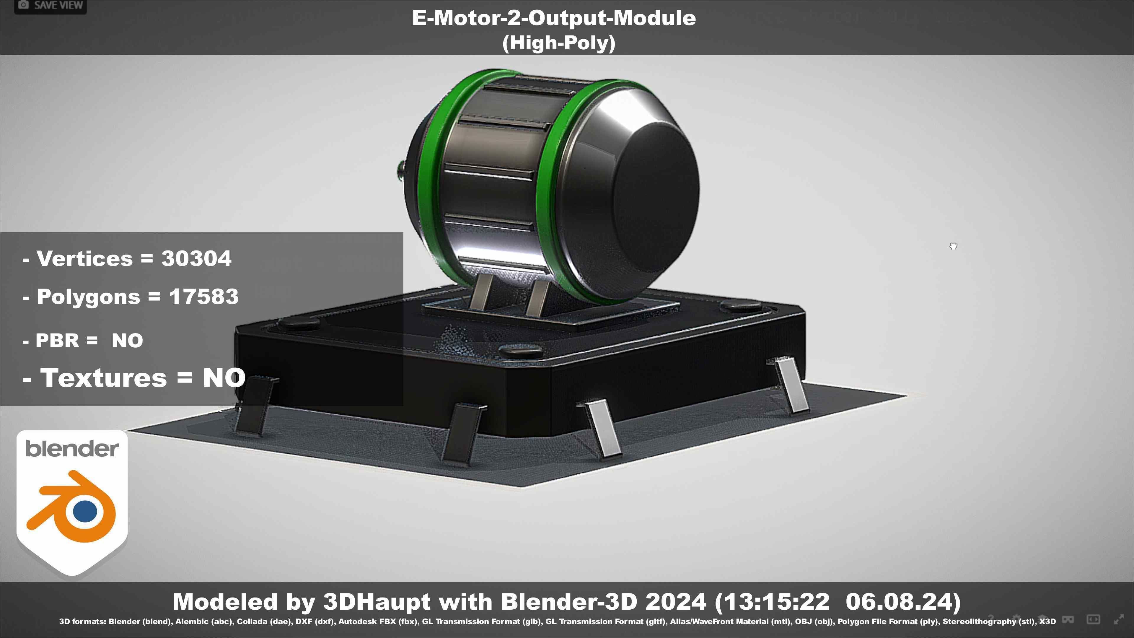 E-Motor-2-Output-Module  3D model_136